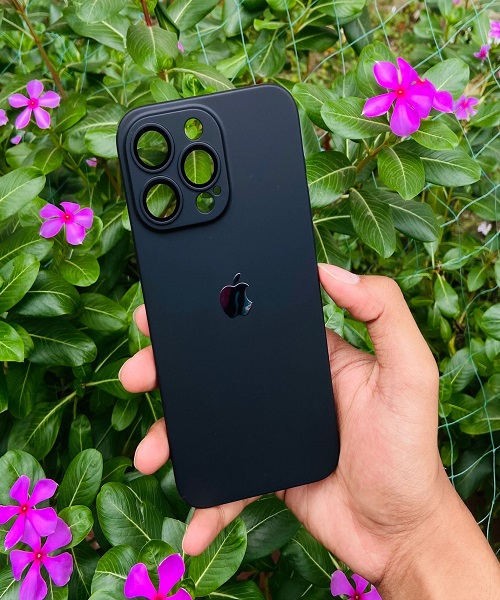 Ultra Thin Black Steel With Camera Lens Protection Pc Case (3) Ultra Thin Black Steel With Camera Lens Protection Pc Case - Image 1