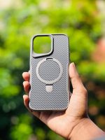 Carbon MagSafe Camera Bumper Case with Metal Kickstand - Image 6