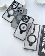 Dual Stand Metal Case with MagSafe for Samsung - Image 2