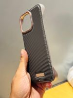 Luxury Frameless Hard PC Soft Touch Leather Mobile Phone Case High-lend Magnetic Protective Case for iPhone - Image 3