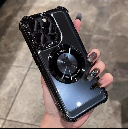 Premium Transparent Electroplated Bumper Magsafe Case For  iPhone