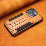 Premium Leather Magsafe Case With Magsafe Card slot + Stand !!! - Image 2