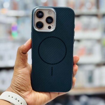 Carbon Fiber Magsafe Camera Bumper Metal Case For iPhone