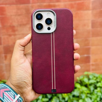 Njoyny Branded PU Leather iPhone Case