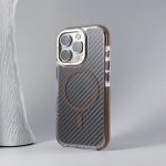 Luxury Magsafe Carbon Fiber Pattern Acrylic hard Case Compatible For iPhone - Image 2