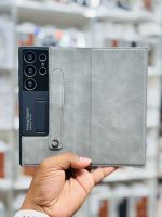 New Folding PU Leather Texture Cover for Samsung - Image 7