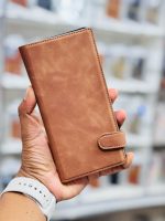 New Folding PU Leather Texture Cover for Samsung - Image 4