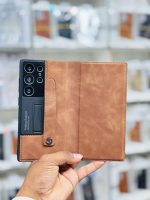 New Folding PU Leather Texture Cover for Samsung - Image 5