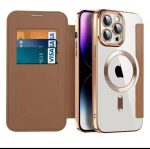 Electroplated Premium Leather Luxury Flip Case