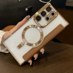 Electroplated Premium Leather Luxury Flip Case - Image 7