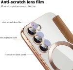 Electroplated Premium Leather Luxury Flip Case - Image 10