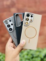 Carbon Fiber MagSafe Camera Bumper Metal Case for Samsung - Image 4