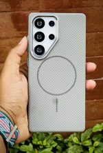 Carbon Fiber MagSafe Camera Bumper Metal Case for Samsung - Image 3