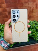 Carbon Fiber MagSafe Camera Bumper Metal Case for Samsung - Image 2