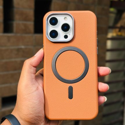 Premium Quality Soft Pu Leather Magsafe Case For iPhone