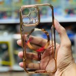 Golden Bumper Magsafe drop Tested Electroplated iPhone Cover