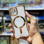 Golden Bumper MagSafe Drop Tested Electroplated iPhone Cover - Image 4