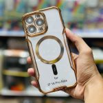 Golden Bumper Magsafe drop Tested Electroplated iPhone Cover