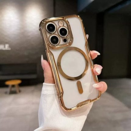 Golden Bumper MagSafe Drop Tested Electroplated iPhone Cover
