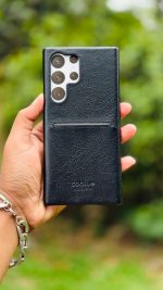 2 Cute Premium Quality Cardholder Lather Case For Samsung