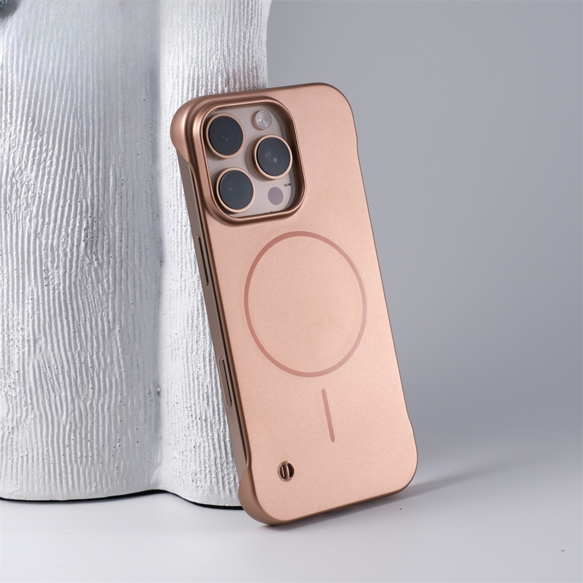 Frameless Magnetic Slim PC Case For iPhone