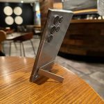 Frameless Ultra Thin Clear Transparent Stand Case With Attached Lens Protector