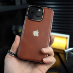 Luxury Vintage PU Leather Soft Protective Case for iPhone - Image 5