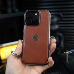 Luxury Vintage PU Leather Soft Protective Case for iPhone - Image 4