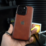 Luxury Vintage PU Leather Soft Protective Case for iPhone - Image 2