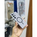 Luxury Magsafe Magnetic Transparent Wireless Charging Case For Samsung - Image 4