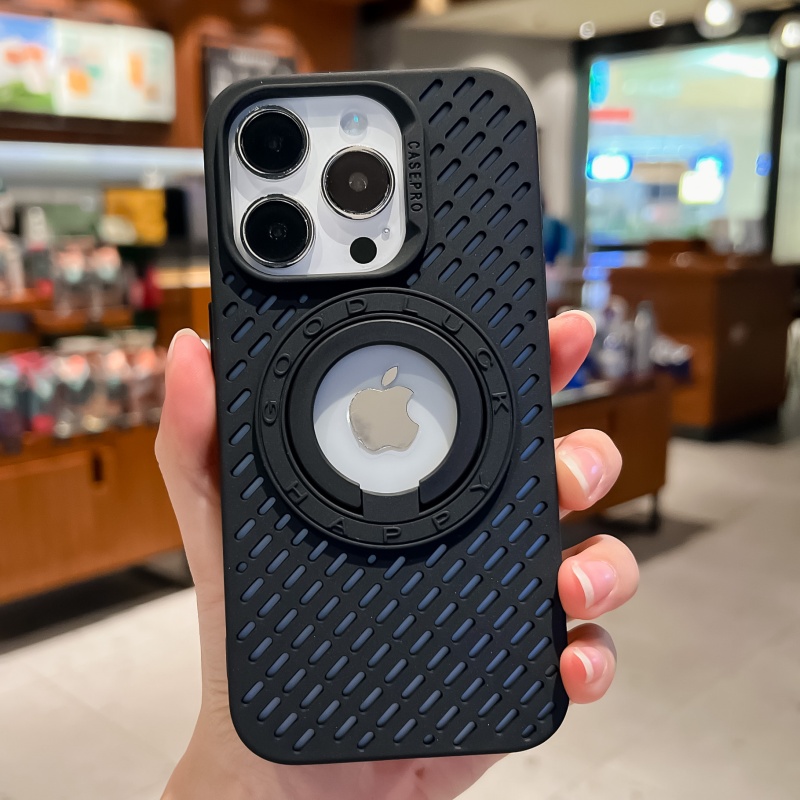 WhatsApp Image 2025-08-19 at 12.26.14 AM (1) Heat Dissipation Hole Ring Holder Stand Case for iPhone - Image 1