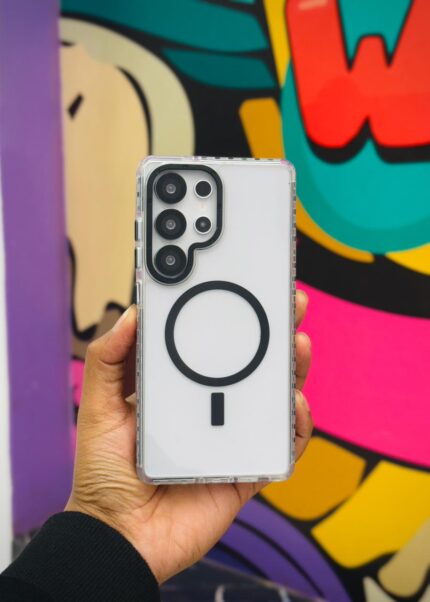 Luxury Shockproof MagSafe Clear Case for Samsung Galaxy