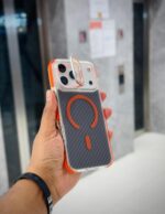 Luxury Carbon Fiber Camera Window Protective Design Phone Case for iPhone - Image 9