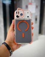 Luxury Carbon Fiber Camera Window Protective Design Phone Case for iPhone - Image 6